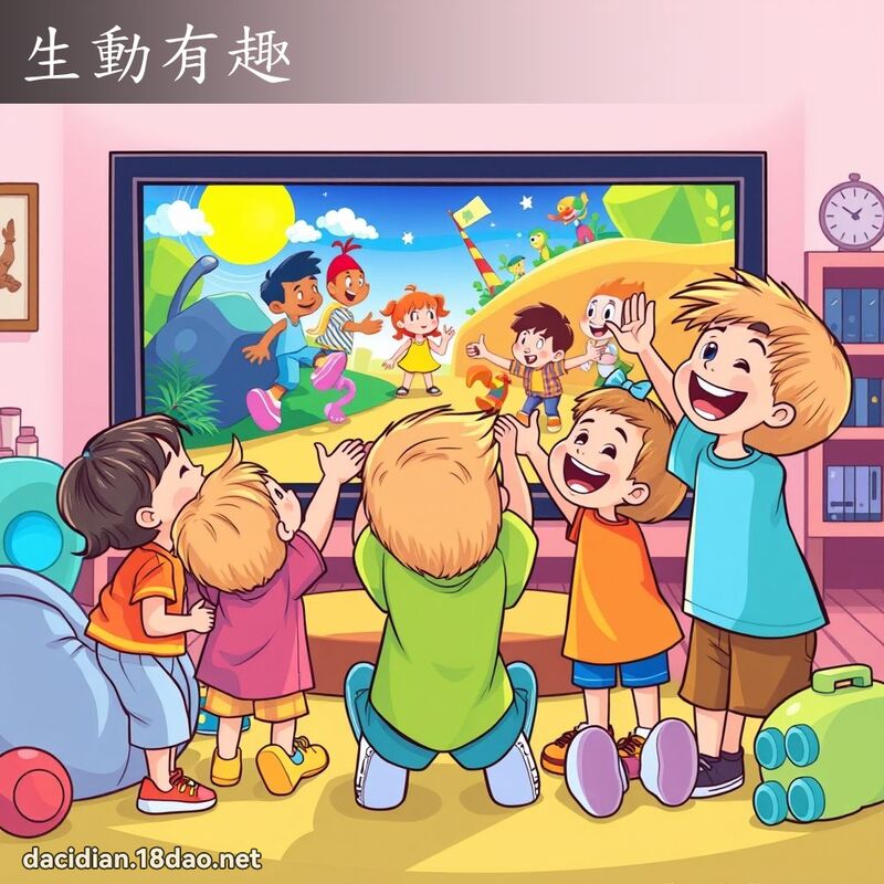 生动有趣 - 国语大辞典配图