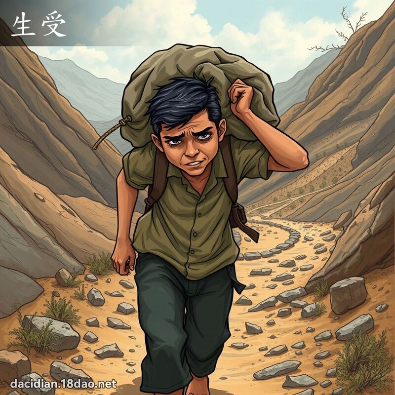 生受 - 國語大辭典配圖