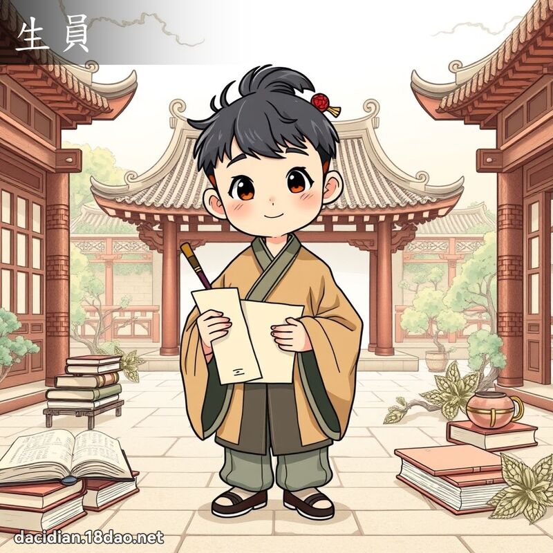 生员 - 国语大辞典配图