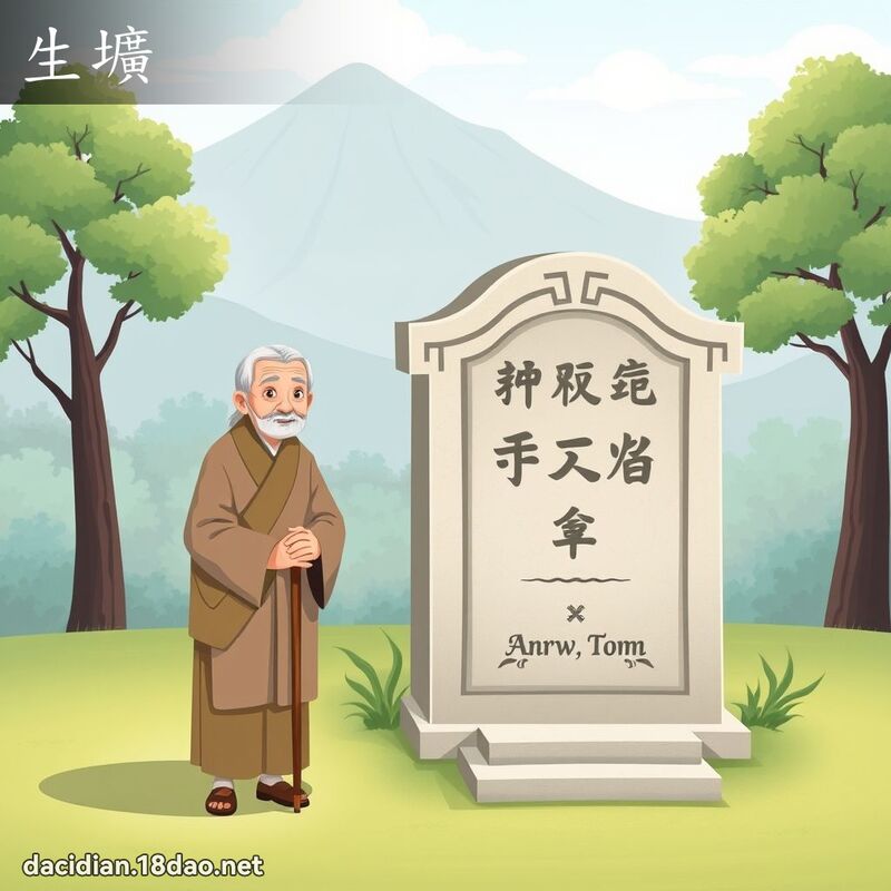 生壙 - 國語大辭典配圖