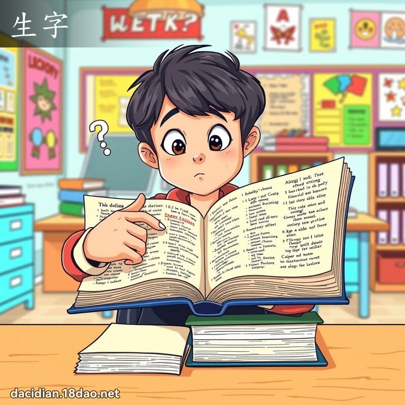 生字 - 国语大辞典配图