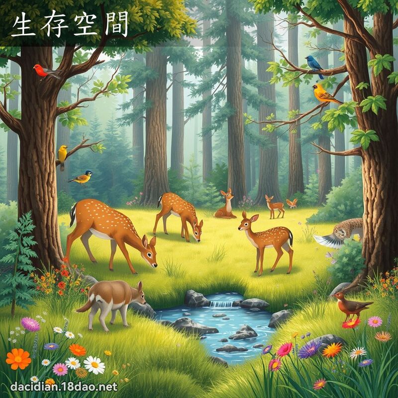 生存空間 - 國語大辭典配圖
