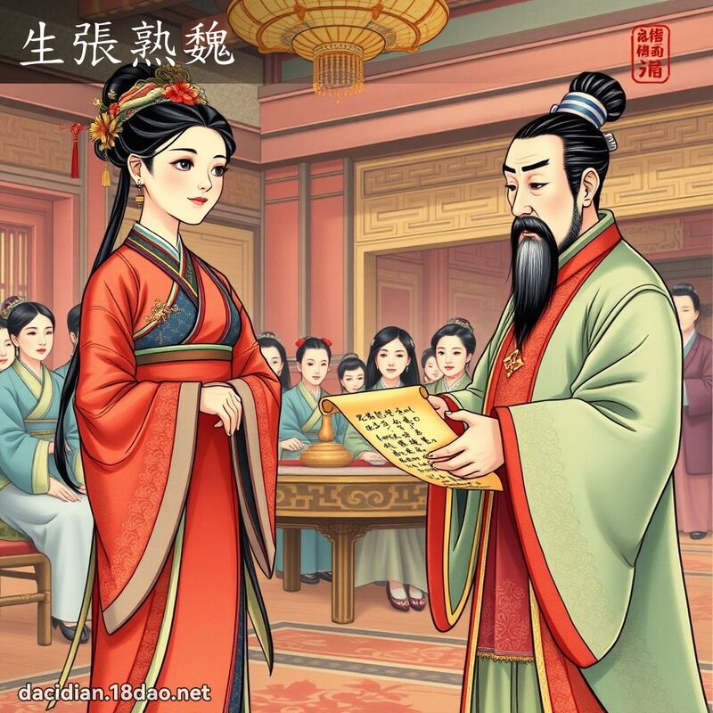 生張熟魏 - 國語大辭典配圖