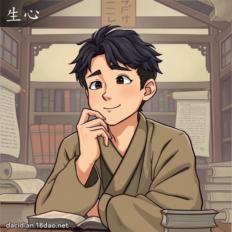 生心 - 國語大辭典配圖