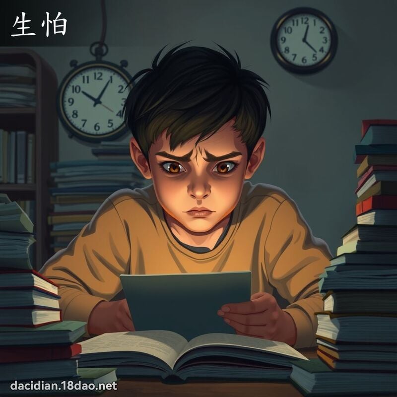 生怕 - 国语大辞典配图
