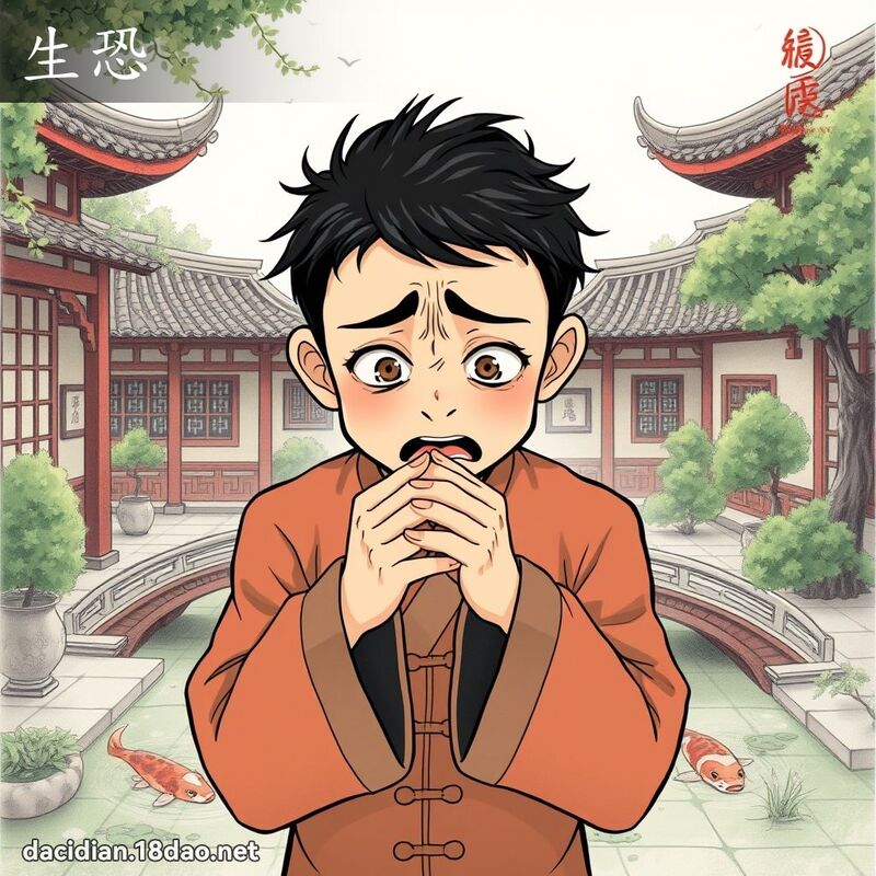 生恐 - 國語大辭典配圖