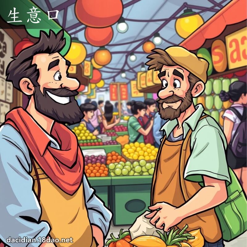 生意口 - 國語大辭典配圖