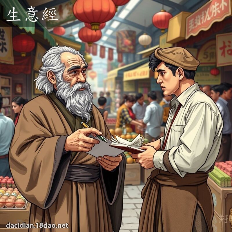 生意经 - 国语大辞典配图