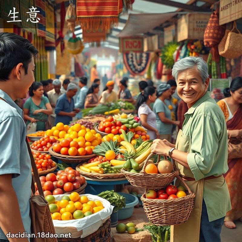 词语: 生意 (多意词)