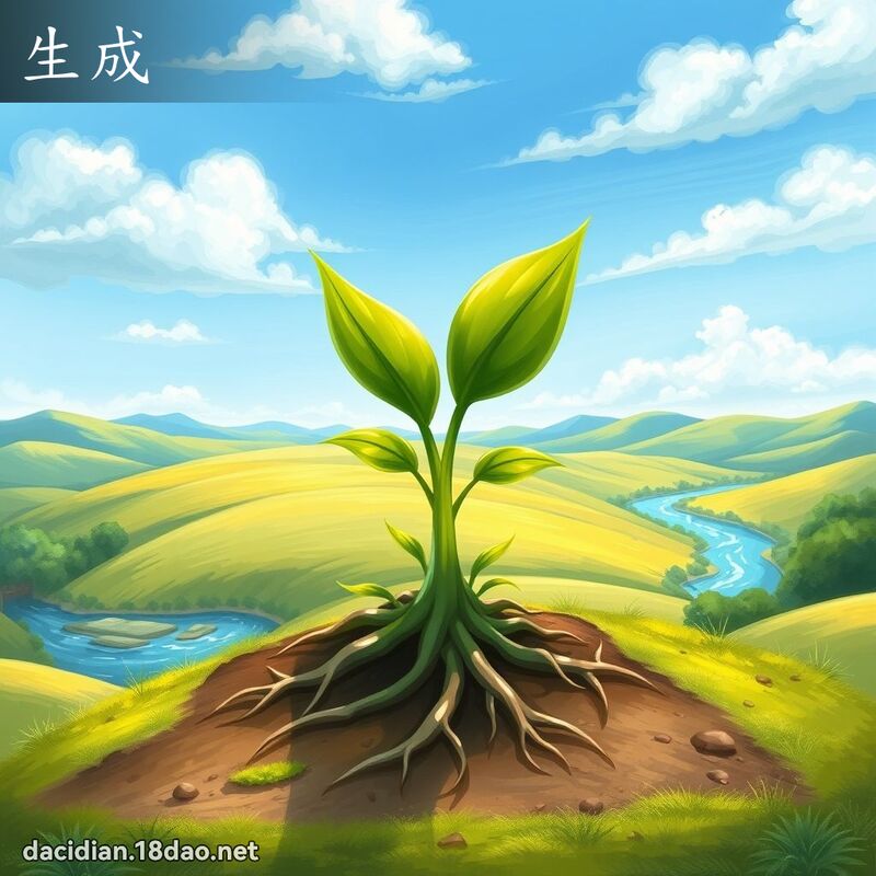 生成 - 国语大辞典配图