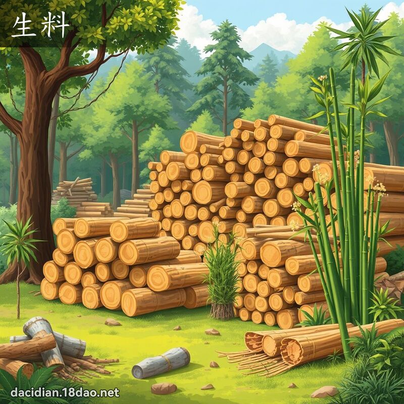 生料 - 國語大辭典配圖