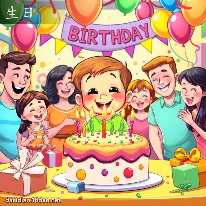 生日 - 國語大辭典配圖