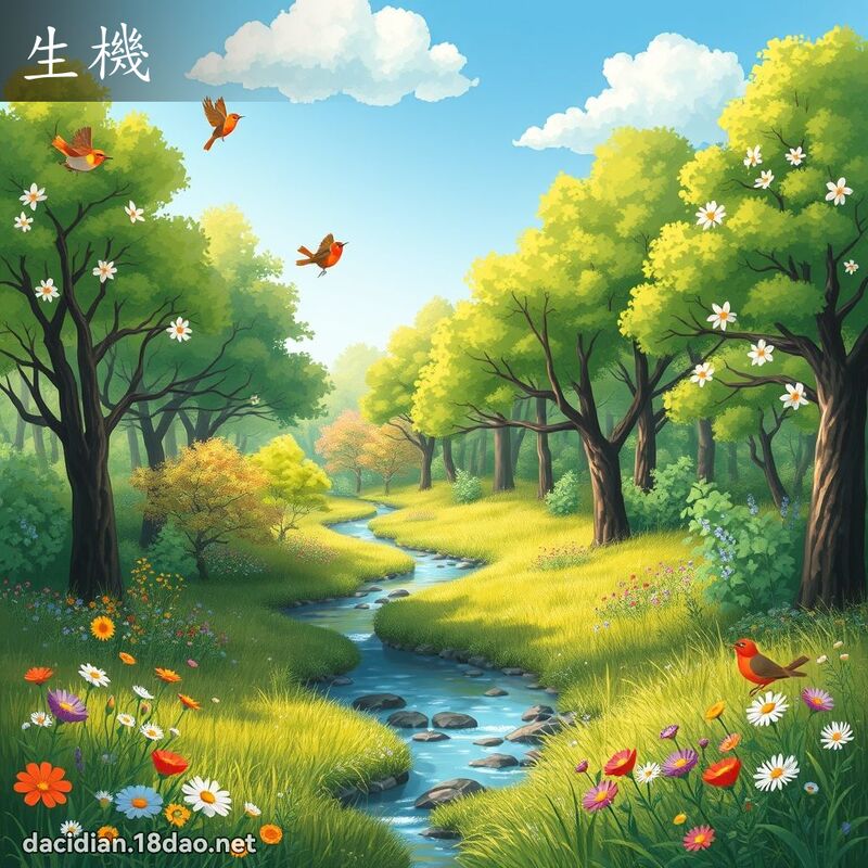 生機 - 國語大辭典配圖
