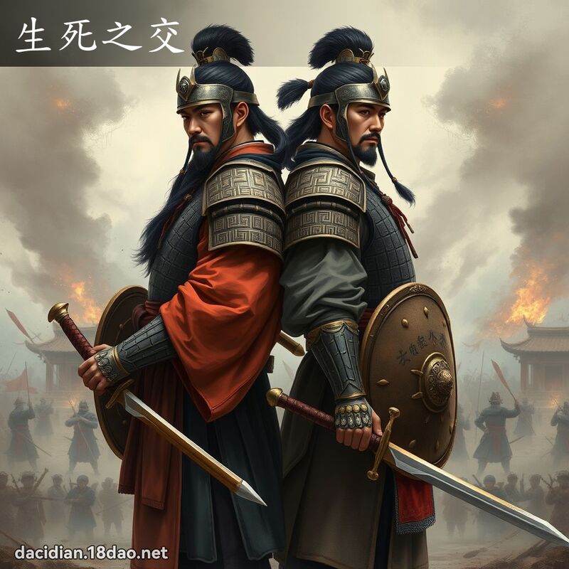 生死之交 - 国语大辞典配图