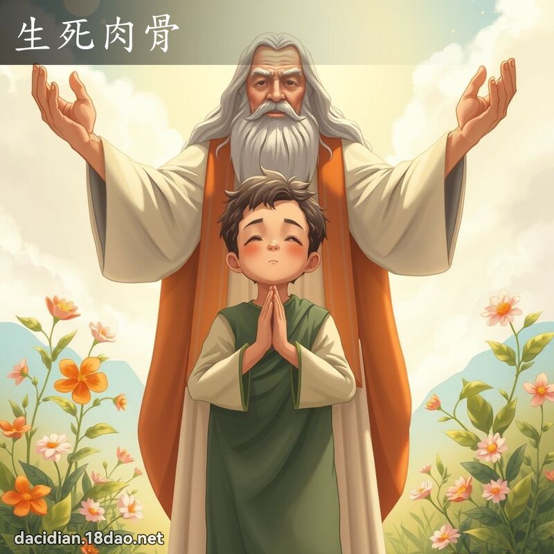 生死肉骨 - 國語大辭典配圖