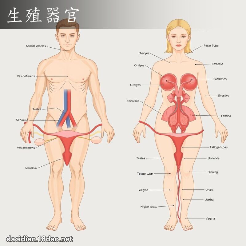 生殖器官 - 国语大辞典配图