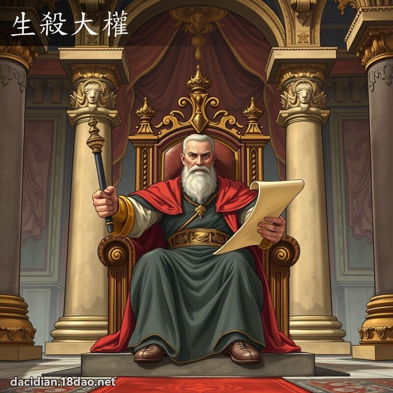 生殺大權 - 國語大辭典配圖