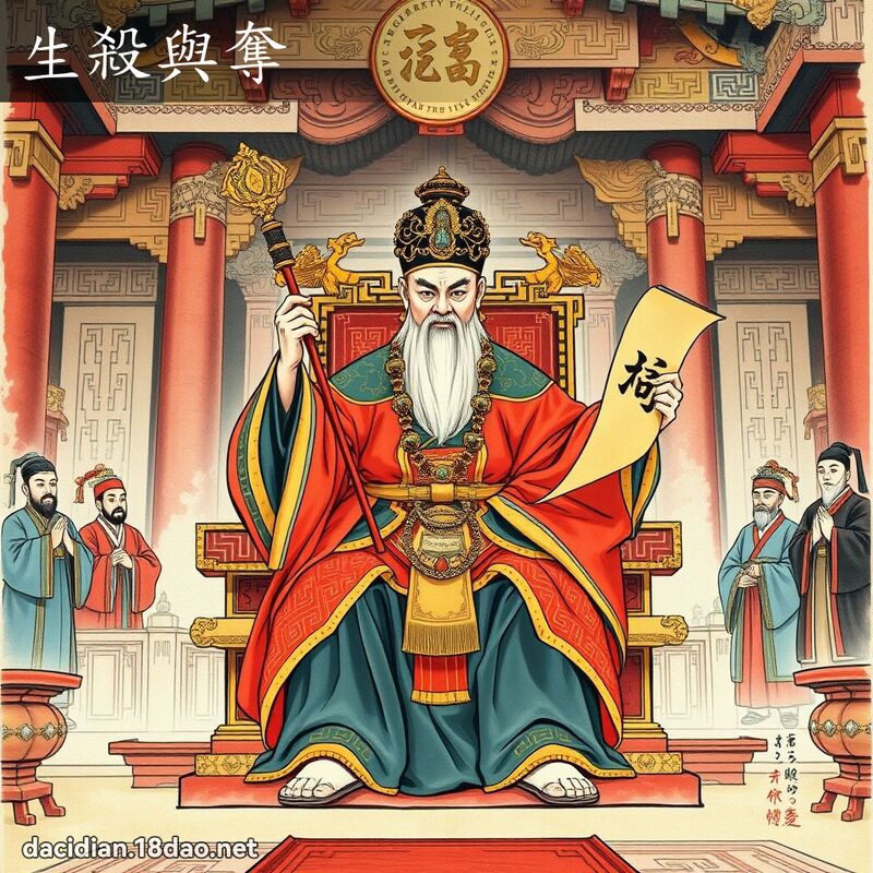 生杀与夺 - 国语大辞典配图