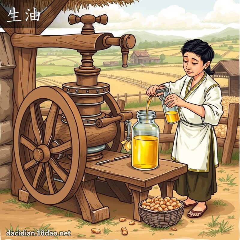 生油 - 国语大辞典配图