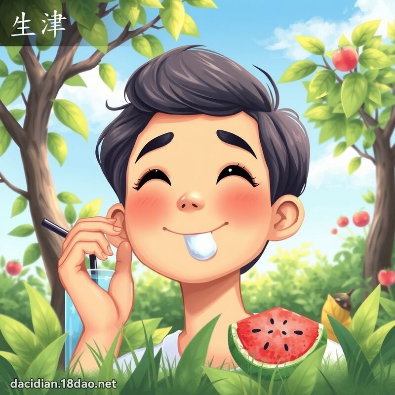 生津 - 国语大辞典配图
