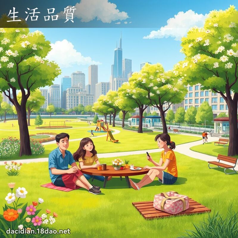 生活品質 - 國語大辭典配圖