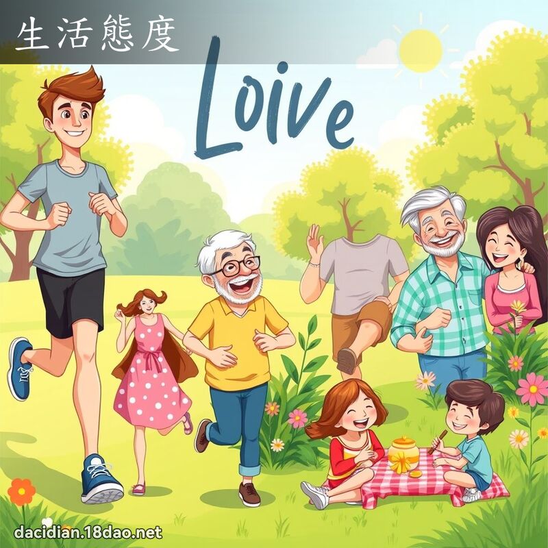 生活態度 - 國語大辭典配圖