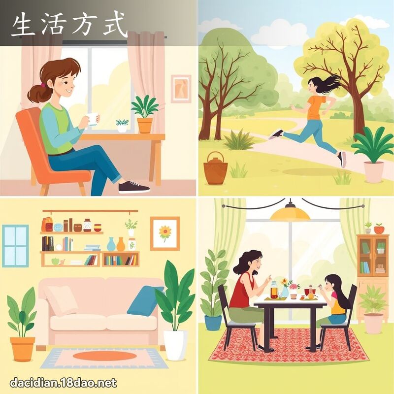 生活方式 - 國語大辭典配圖