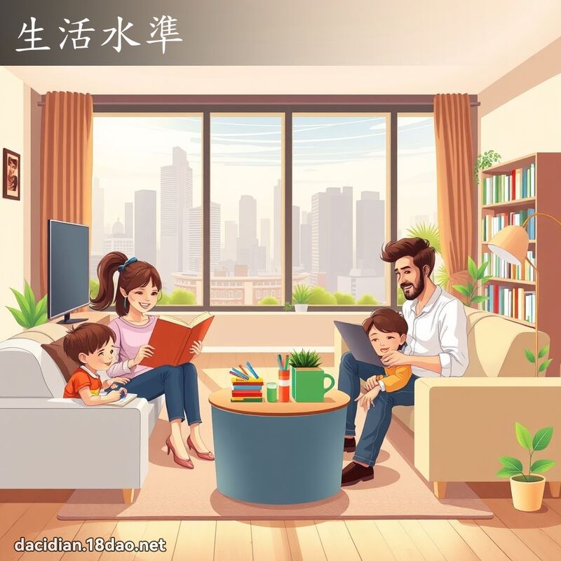 生活水準 - 國語大辭典配圖