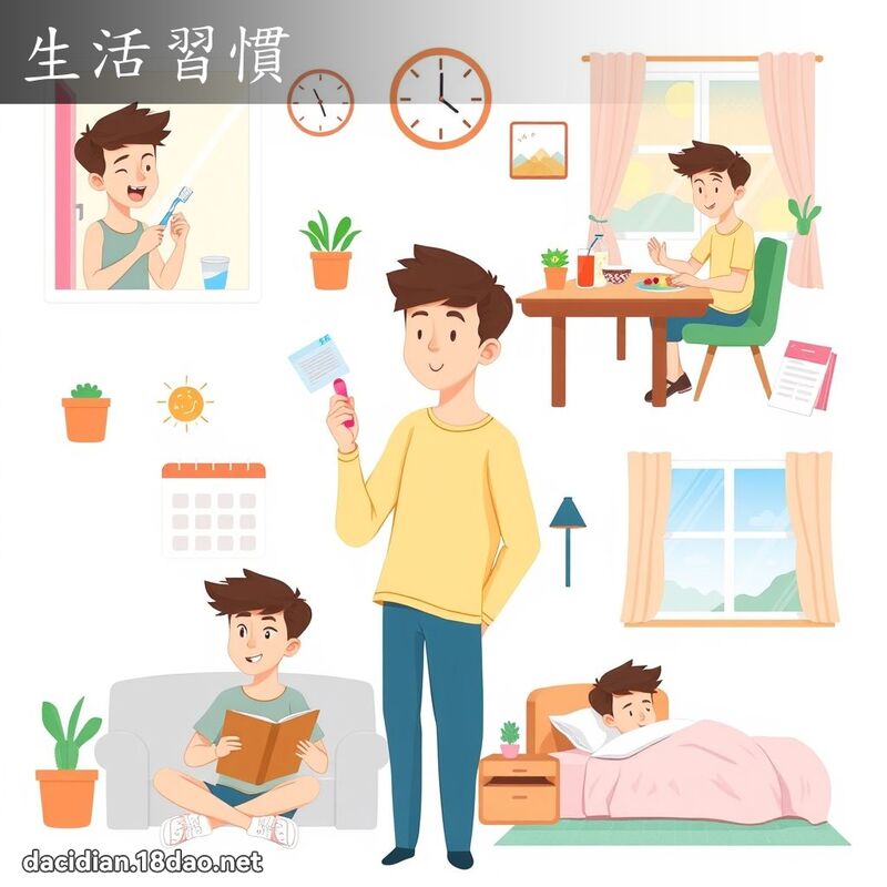 生活习惯 - 国语大辞典配图