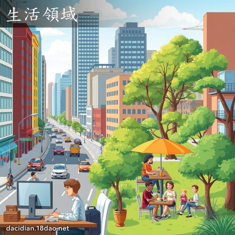 生活领域 - 国语大辞典配图