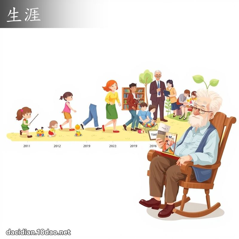生涯 - 國語大辭典配圖