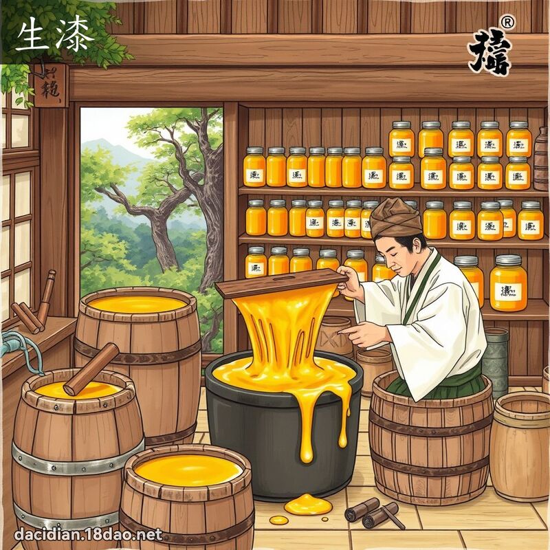 生漆 - 国语大辞典配图