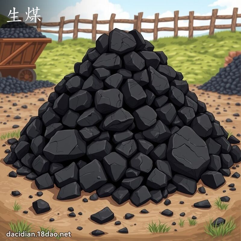 生煤 - 国语大辞典配图