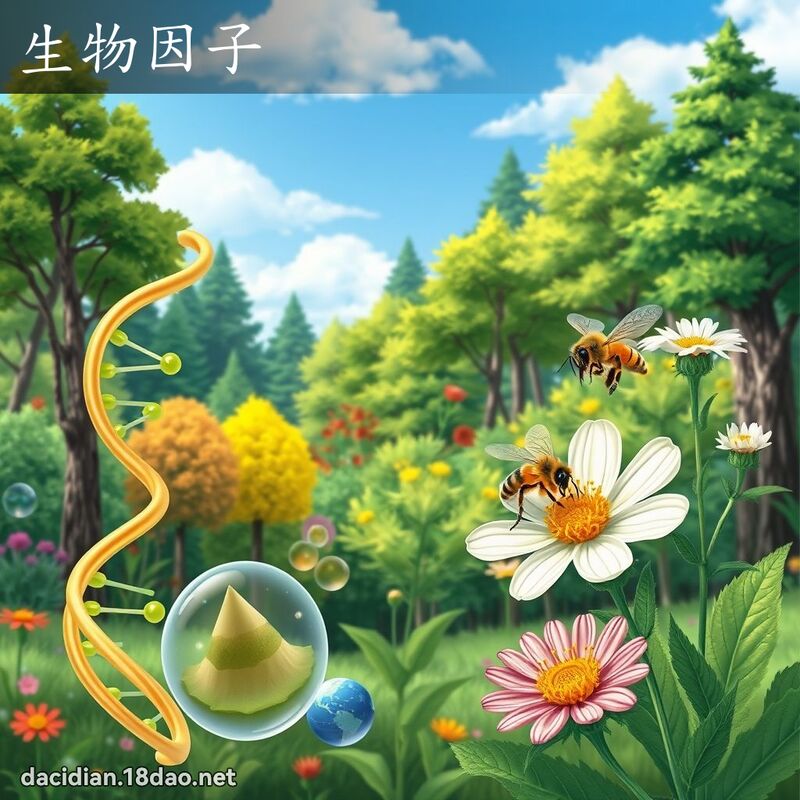 生物因子 - 国语大辞典配图