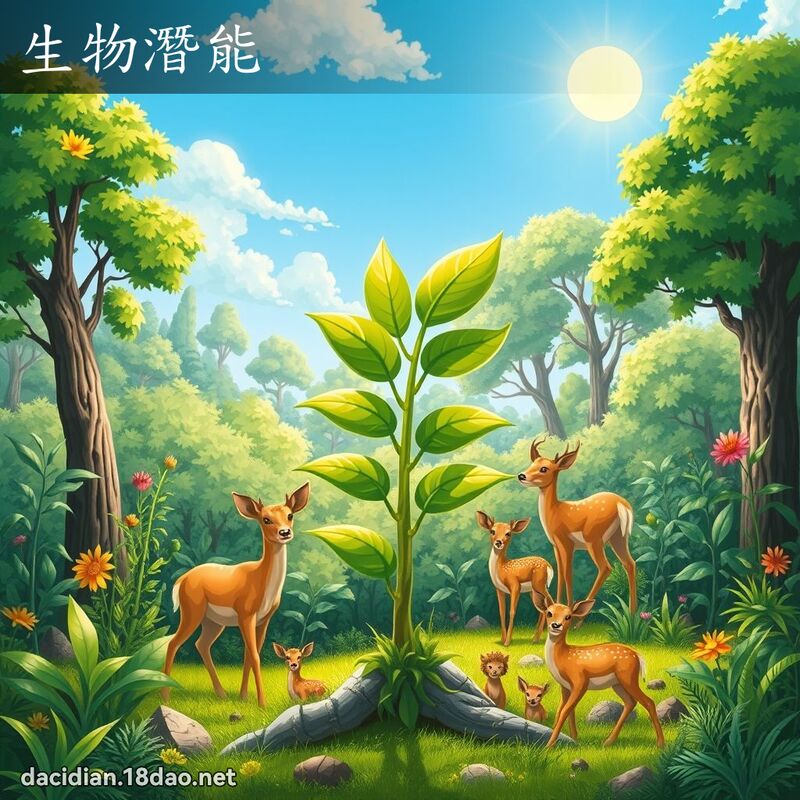 生物潛能 - 國語大辭典配圖