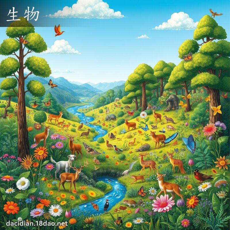 生物 - 國語大辭典配圖