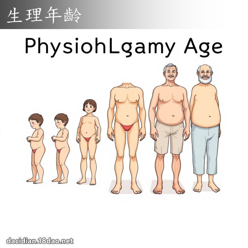 生理年龄 - 国语大辞典配图