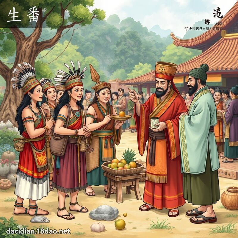 生番 - 国语大辞典配图