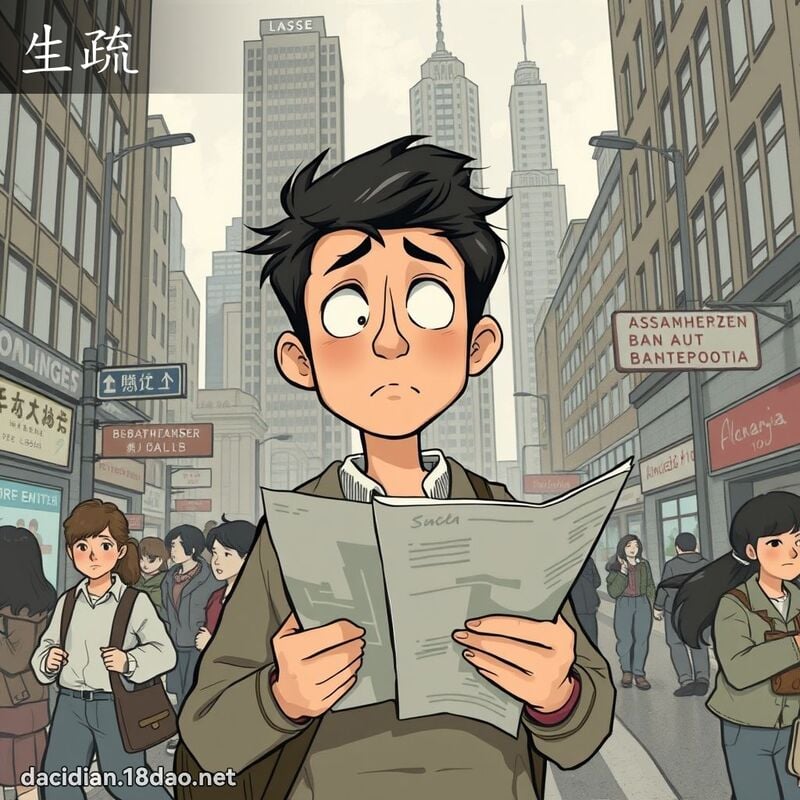 生疏 - 國語大辭典配圖