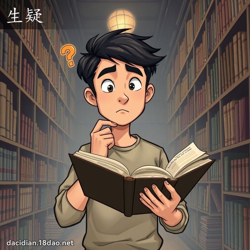 生疑 - 国语大辞典配图
