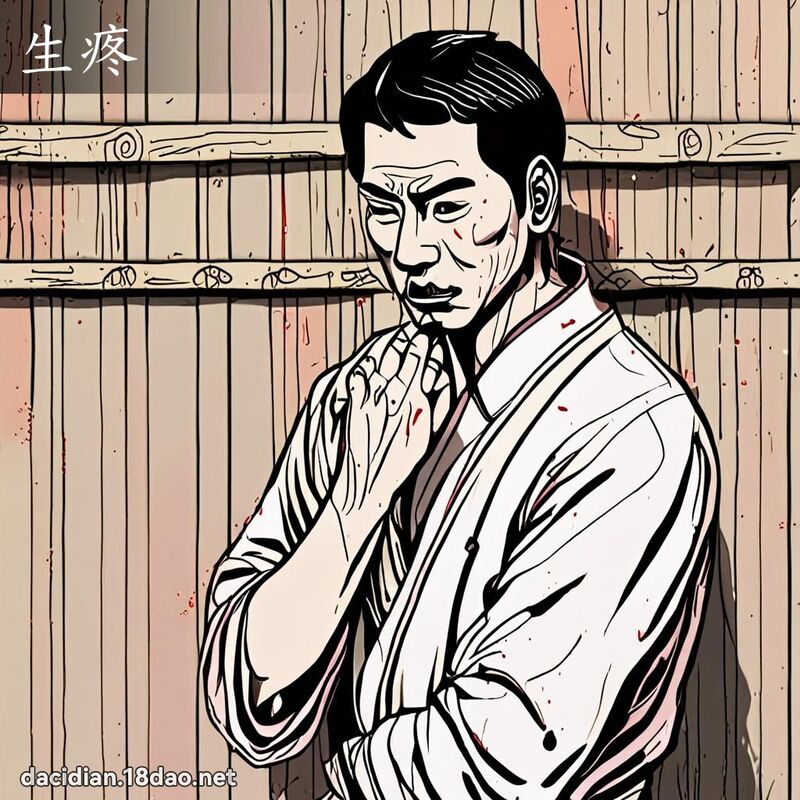 生疼 - 國語大辭典配圖