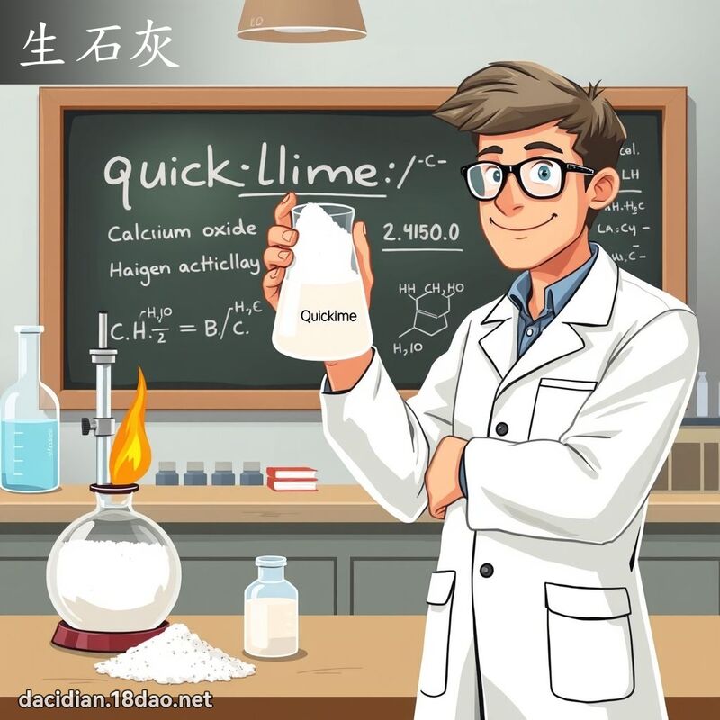生石灰 - 國語大辭典配圖