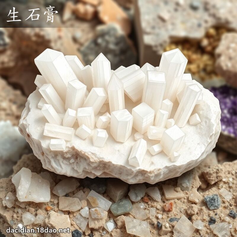 生石膏 - 国语大辞典配图