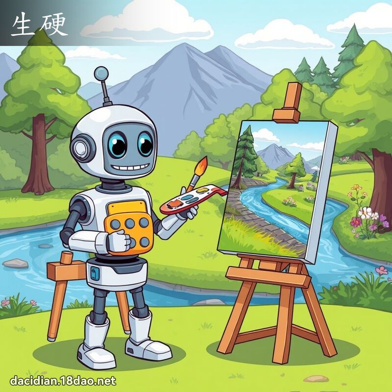 生硬 - 國語大辭典配圖