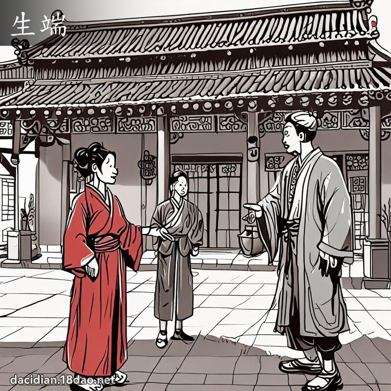 生端 - 国语大辞典配图