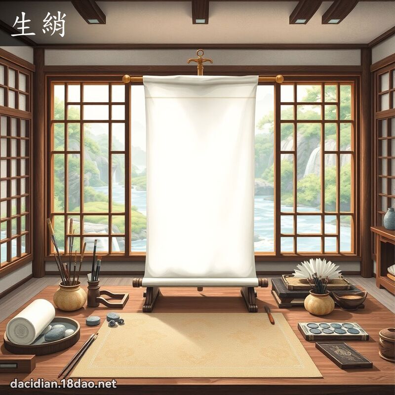生綃 - 國語大辭典配圖
