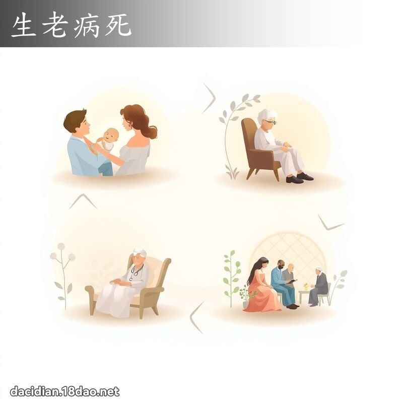 生老病死 - 國語大辭典配圖