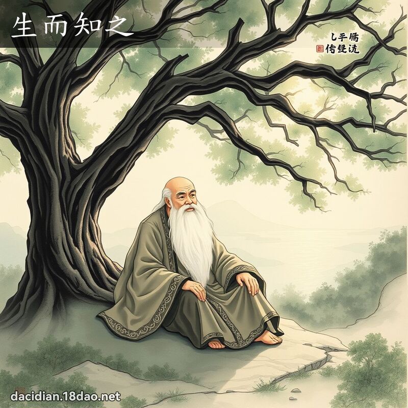 生而知之 - 國語大辭典配圖