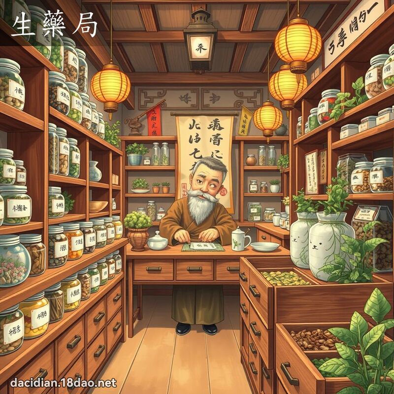 生藥局 - 國語大辭典配圖