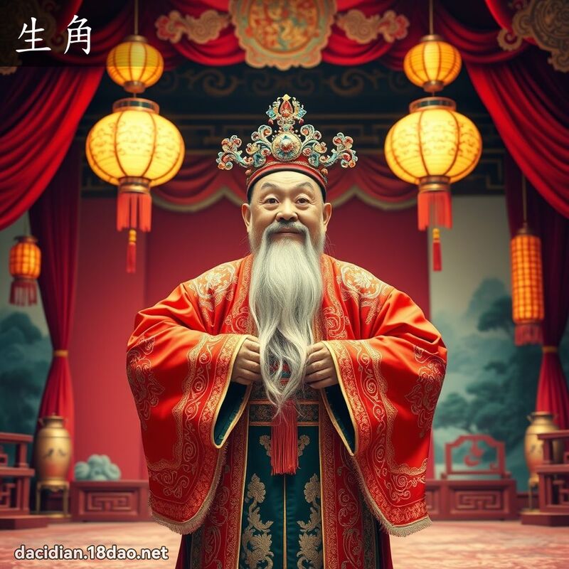 生角 - 国语大辞典配图